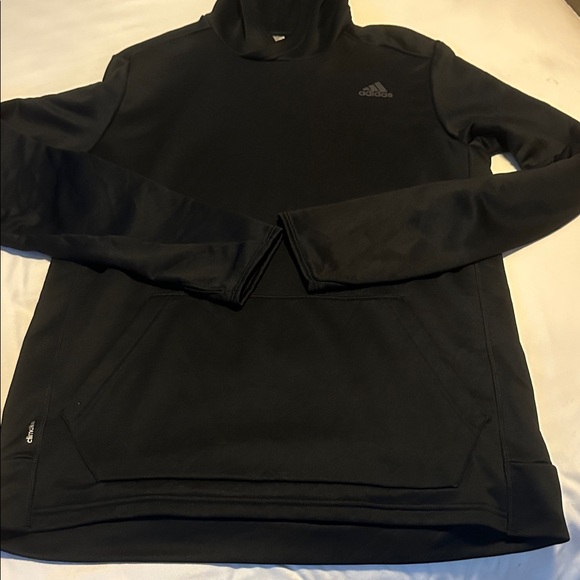 Adidas Men's Black Performance Climalite Hoodie - Picture 1 of 8